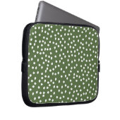 olijfgroene stiplaptop met hoes (Voorkant Rechts)