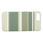 Olijfgroene strepen Case-Mate iPhone case (Achterkant (Horizontaal))
