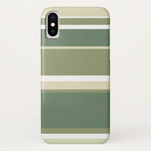 Olijfgroene strepen Case-Mate iPhone case