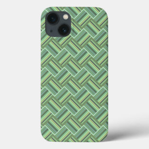 Olijfgroene strepen Hoesje-Mate iPhone-draagtas Case-Mate iPhone Case