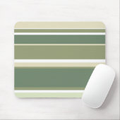 Olijfgroene strepen muismat (Met muis)