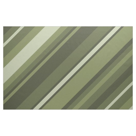 Olijfgroene strepen stof (Fat Quarter)