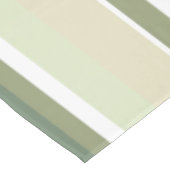 Olijfgroene strepen tafelkleed (Gekanteld)