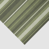 Olijfgroene strepen tissuepapier (Detail)