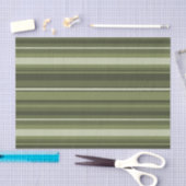 Olijfgroene strepen tissuepapier (Craft)