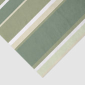 Olijfgroene strepen tissuepapier (Detail)