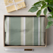 Olijfgroene strepen tissuepapier (Geschenk)