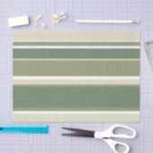 Olijfgroene strepen tissuepapier (Craft)