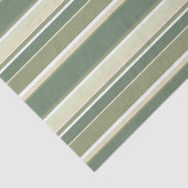 Olijfgroene strepen tissuepapier (Detail)