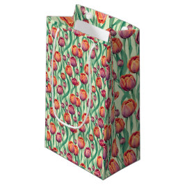 Olijfgroene tulpboeket klein cadeauzakje