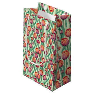 Olijfgroene tulpboeket klein cadeauzakje