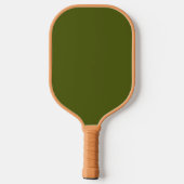 Olijfgroene vaste kleur pickleball paddle (Achterkant)