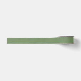 Olijfgroene verjaardag grosgrain lint