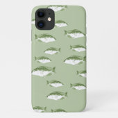 Olijfgroene vis Case-Mate iPhone case (Achterkant)