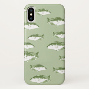 Olijfgroene vis Case-Mate iPhone case