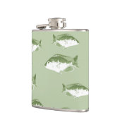 Olijfgroene vis heupfles (Links)