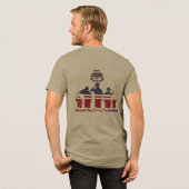 Olijfgroene vleugels van herinnering Tri-Blend shirt (Voorkant)