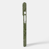 Olijfgroene waterdruppels Case-Mate iPhone case (Achterkant / Links)