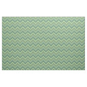 Olijfgroene zigzag-lijnen stof (Yard (91,4 cm))