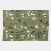 Olijfhonden Theedoek (Horizontaal)