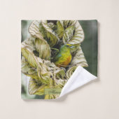 Olijfhonie, Belize Bird Photography Bad Handdoek (Wasdoekje)