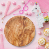 Olijfhout Bord wegwerppapier (Feest)