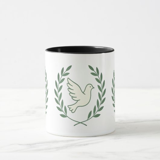 Olijfkrans - Vredessymbool Mok (Midden)