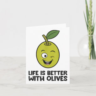 Olijfliefhebber Het Leven Is Beter Met Olijven _1 Kaart