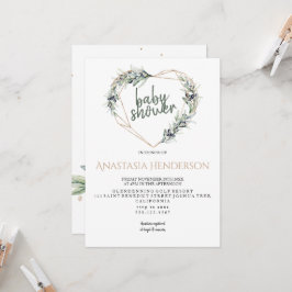 Olijfolie-Baby shower-uitnodiging.