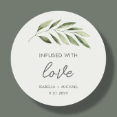 Olijfolie Bruiloft Favor Labels