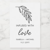 Olijfolie Bruiloft Favor Labels Wijn Etiket (Enkel label)