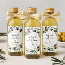 Olijfolie Bruiloft Favoren Geïnfuseerd met Liefde 