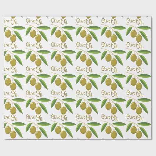 Olijfolie Cadeaupapier (Vlak)