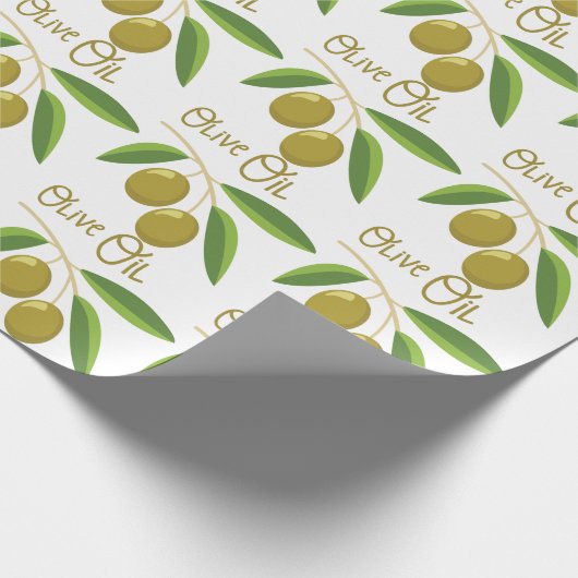 Olijfolie Cadeaupapier (Hoek)