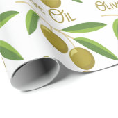 Olijfolie Cadeaupapier (Rol Hoek)