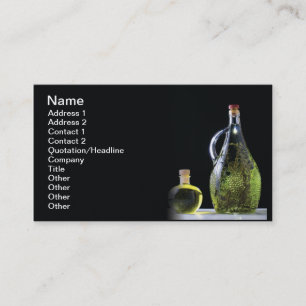 Olijfolie en brandy visitekaartje
