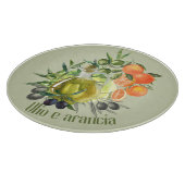 Olijfolie en Sinaasappel: Snijplank (Hoek)