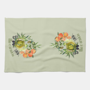 Olijfolie en Sinaasappel: Theedoek