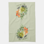 Olijfolie en Sinaasappel: Theedoek (Verticaal)