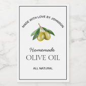 Olijfolie Etiket (Enkel label)
