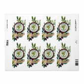 Olijfolie Etiket Sjablonen (Full Sheet)