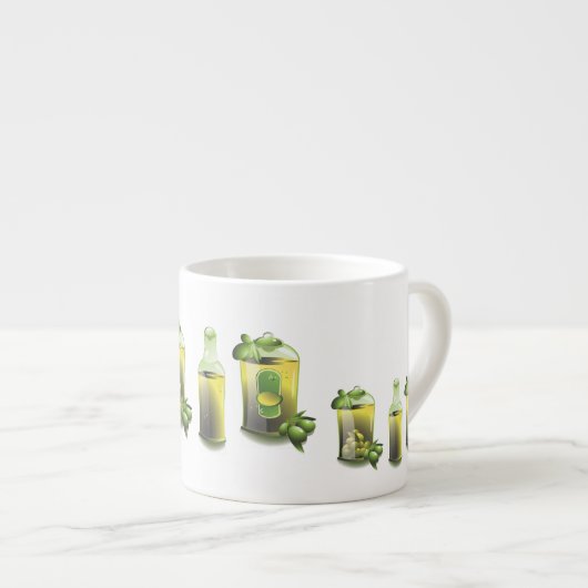 Olijfolie EVOO voor chefs Espresso Kop (Voorkant rechts)