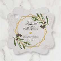Olijfolie Geïnfuseerd met Love Gold & Foliage Wedd