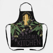 Olijfolie, gepersonaliseerde olijf schort (Voorkant)