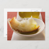 Olijfolie met wit brood briefkaart (Voorkant / Achterkant)