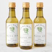 Olijfolie Mini Flessenetiket Wijn Etiket (Flessen)