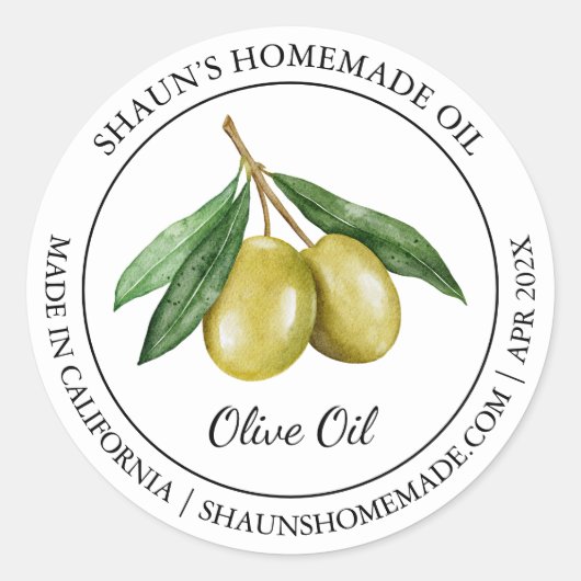 Olijfolie Modern label (Voorkant)