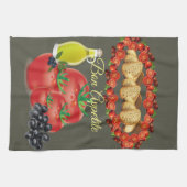 Olijfolie, Olijven, Brood Keuken Handdoek (Horizontaal)