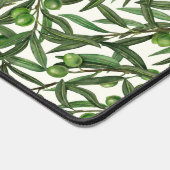 Olijfolie op witte basis bureaumat (Hoek)