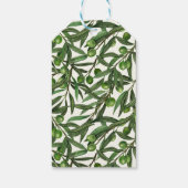 Olijfolie op witte basis cadeaulabel (Achterkant)